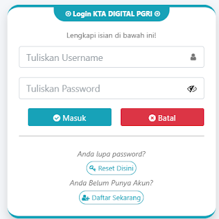 Register PGRI Yalimo - Persatuan Guru Republik Indonesia Cabang Yalimo
